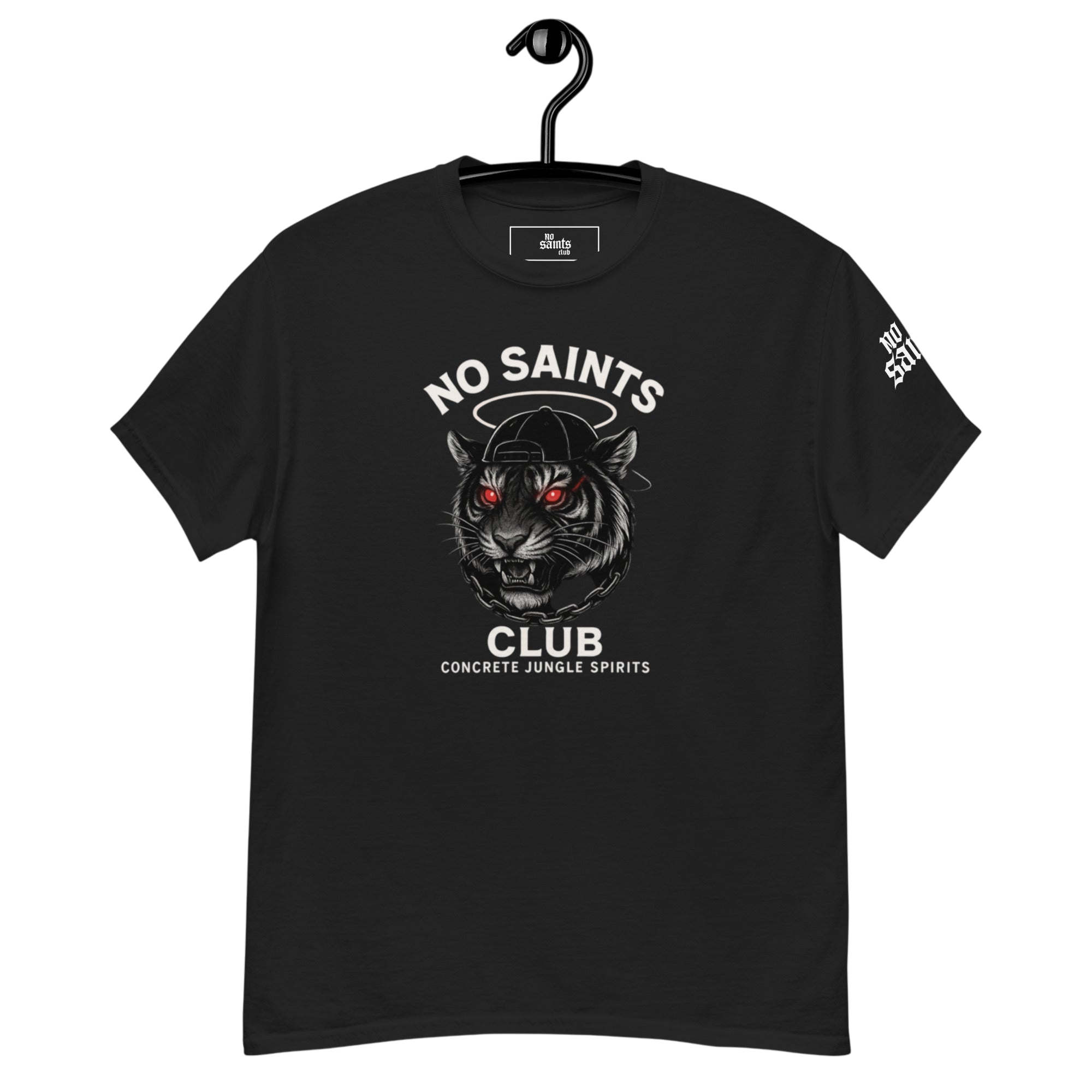 No Saints Club™ ’Concrete Jungle Spirits’ Streetwear Tee - BLACK