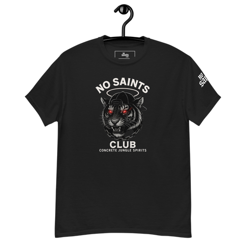 No Saints Club™ ’Concrete Jungle Spirits’ Streetwear Tee - BLACK