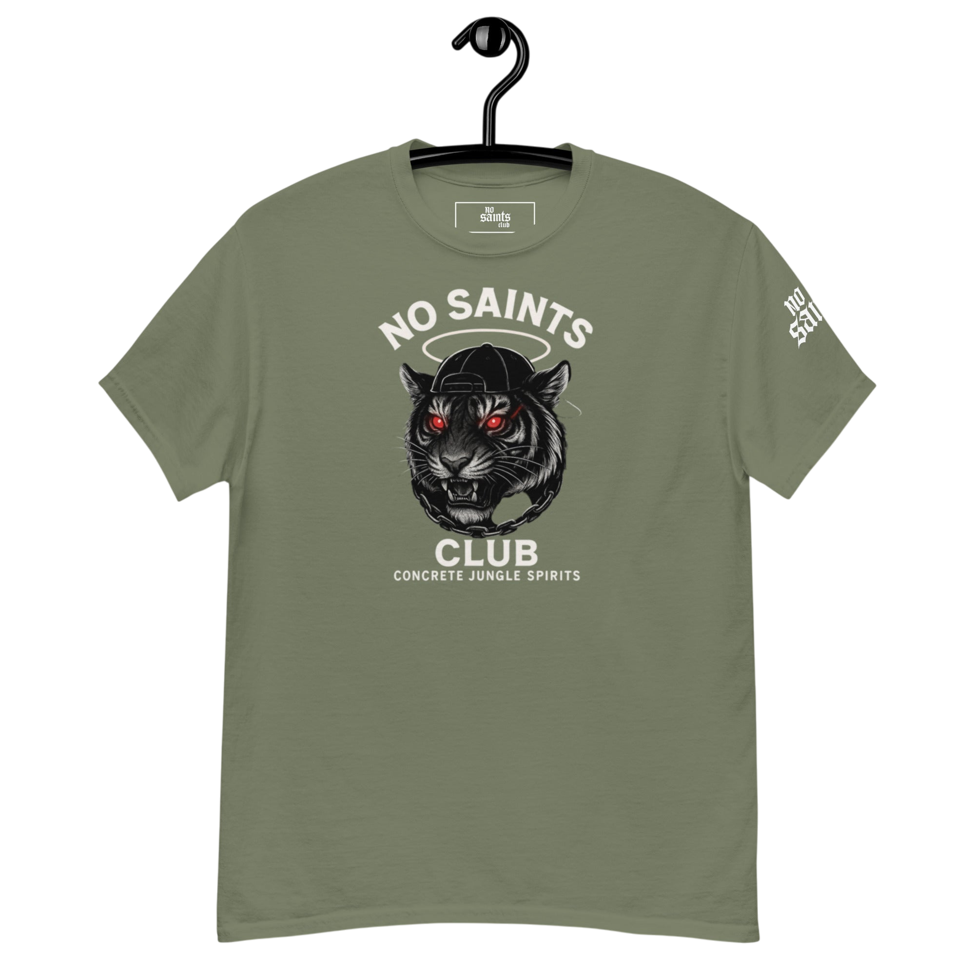 No Saints Club™ ’Concrete Jungle Spirits’ Streetwear Tee - Green