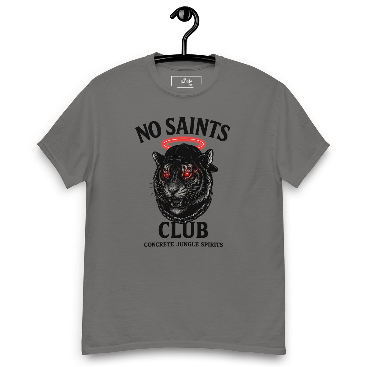 No Saints Club™ ’Concrete Jungle Spirits’ Streetwear Tee - Grey