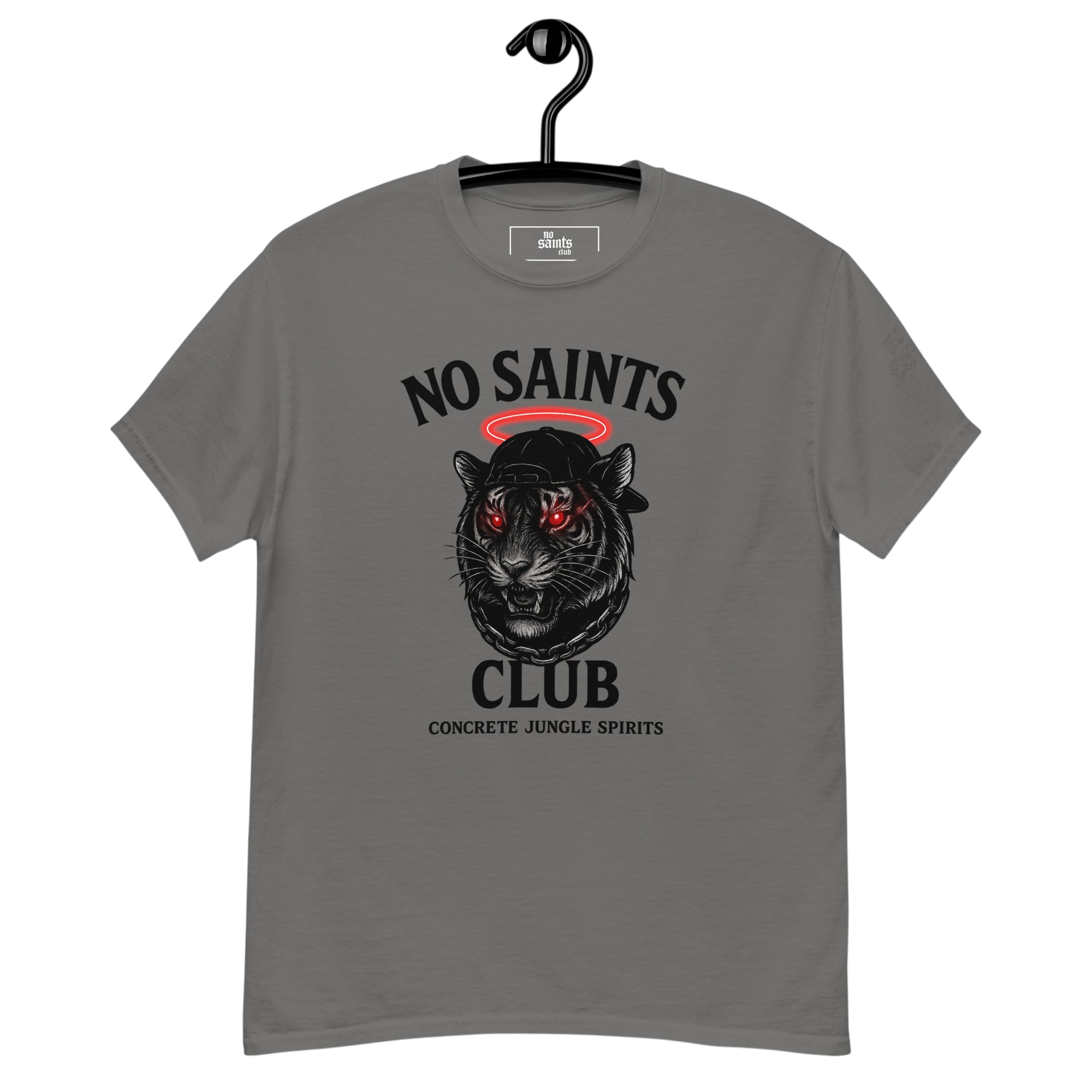 No Saints Club™ ’Concrete Jungle Spirits’ Streetwear Tee - Grey