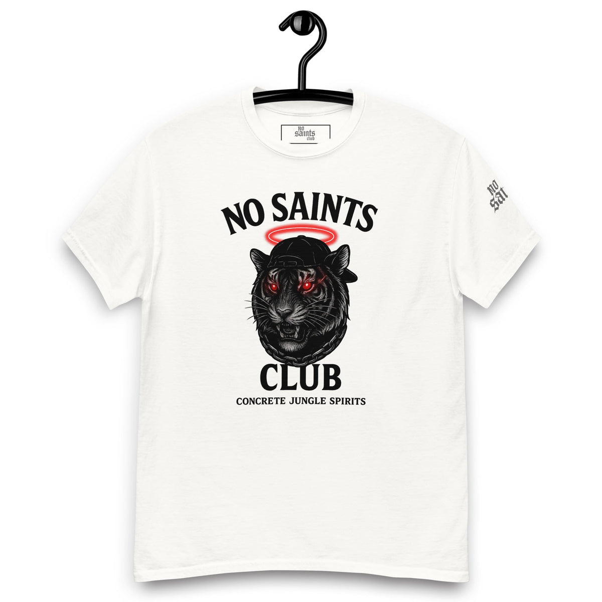 No Saints Club™ ’Concrete Jungle Spirits’ Streetwear Tee – White