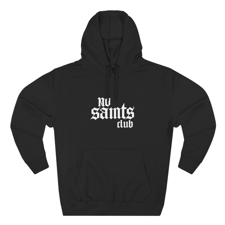 No Saints Club Fleece Hoodie - Black