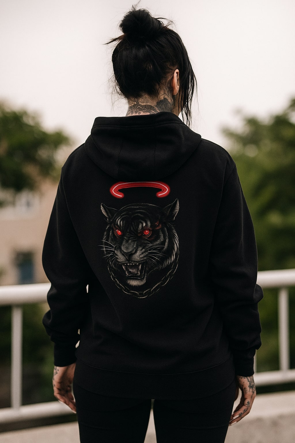 No Saints Club Fleece Hoodie - Black