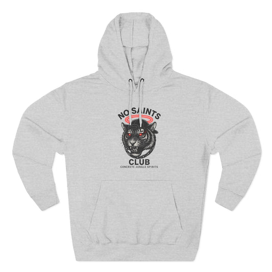 No Saints Club Fleece Hoodie - Gray - S / Heather Grey