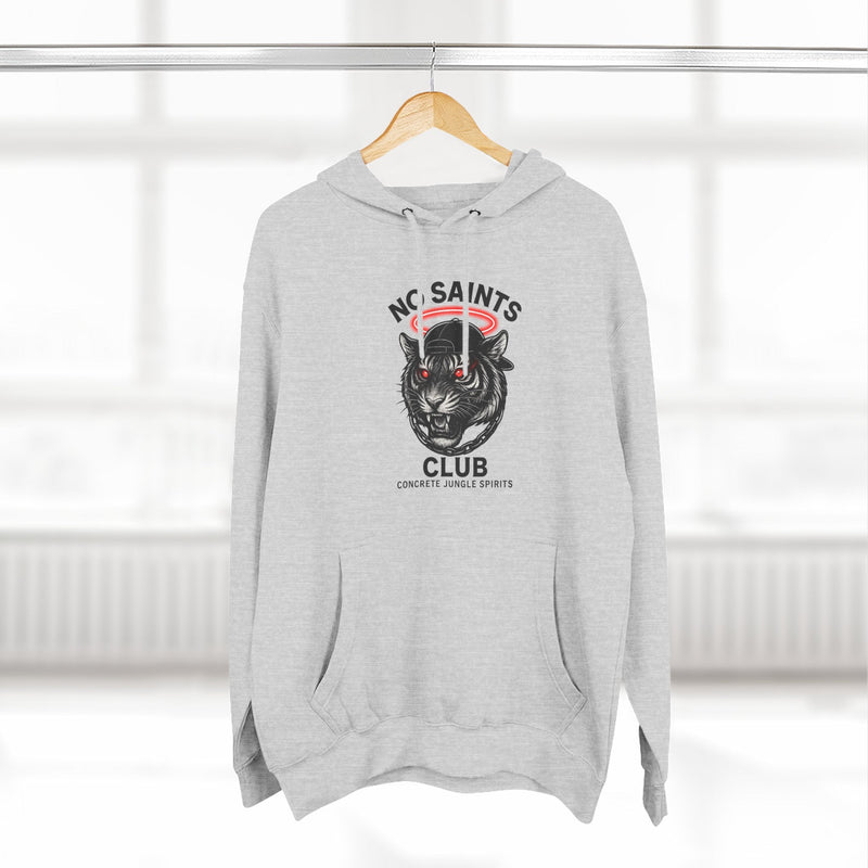 No Saints Club Fleece Hoodie - Gray