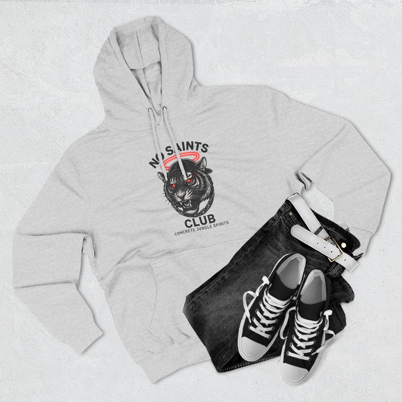 No Saints Club Fleece Hoodie - Gray