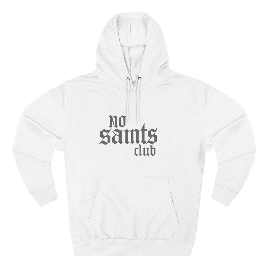 No Saints Club Fleece Hoodie - White