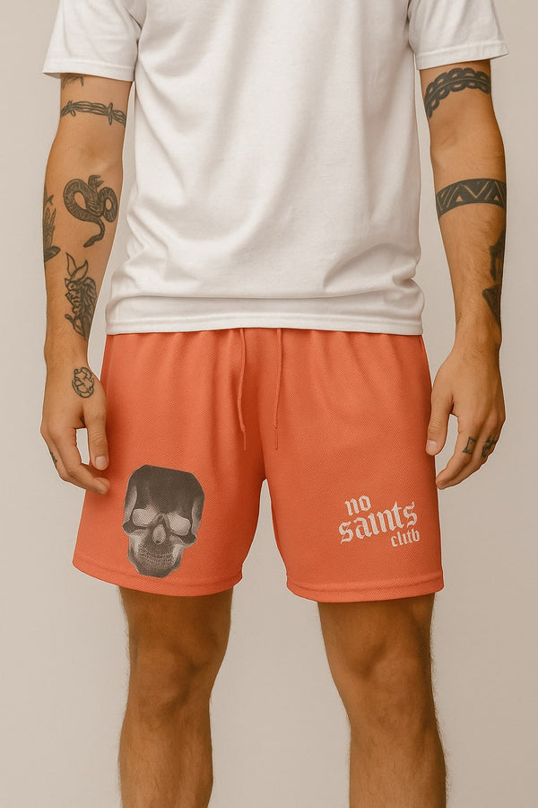 No Saints Club Mesh Shorts - DEAD HEAT — hover