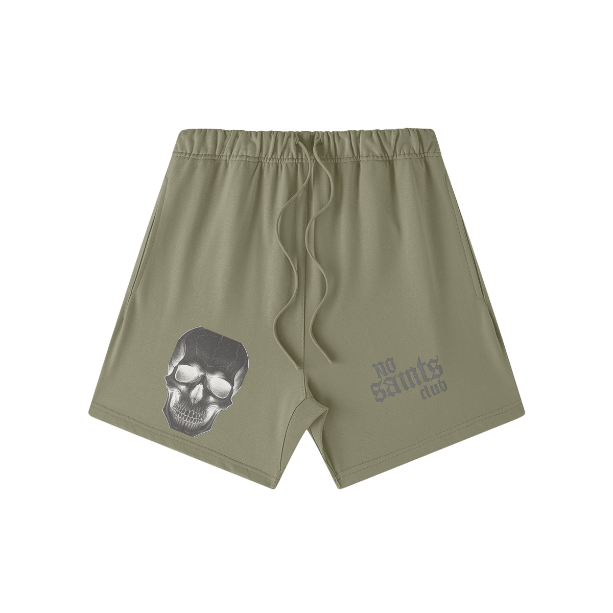 No Saints Club Mesh Shorts - DEAD OLIVE