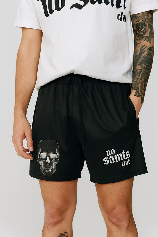 No Saints Club Mesh Shorts - MIDNIGHT SIN — hover