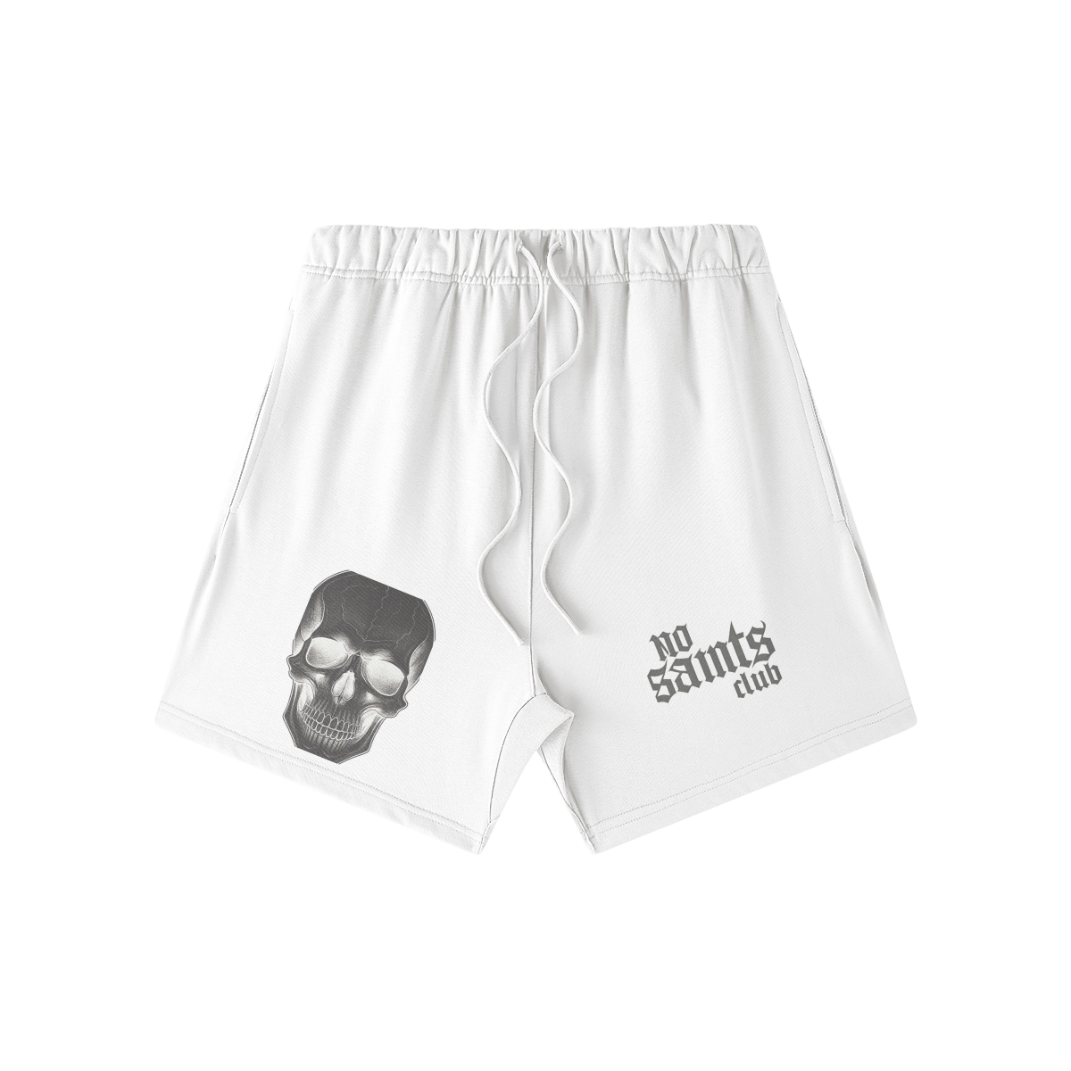 No Saints Club Mesh Shorts - PIANO WHITE