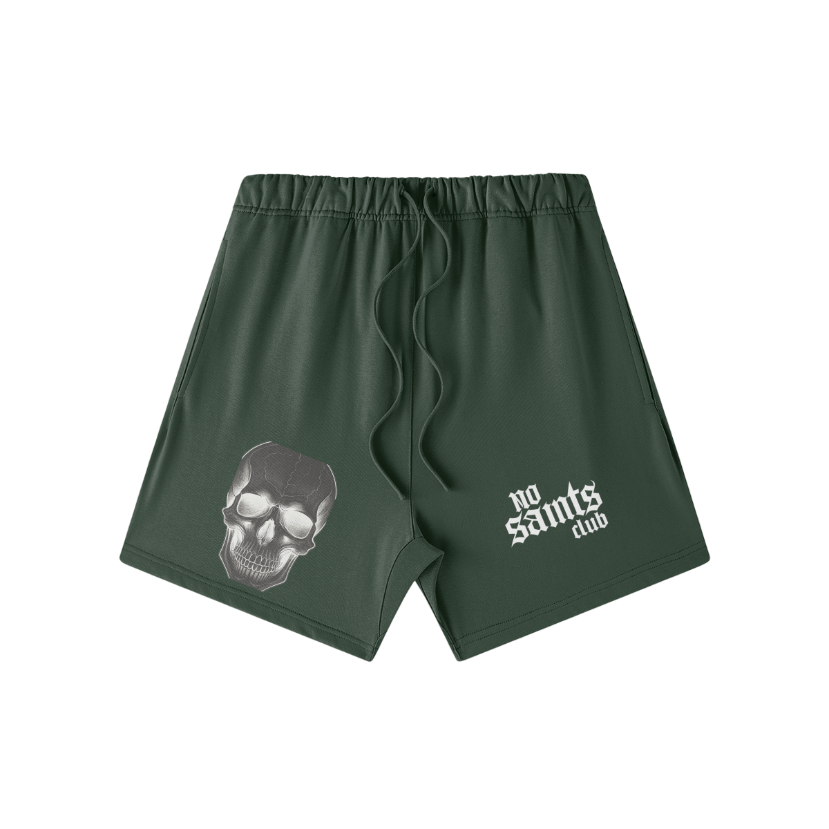 No Saints Club Mesh Shorts - SINISTER PINE