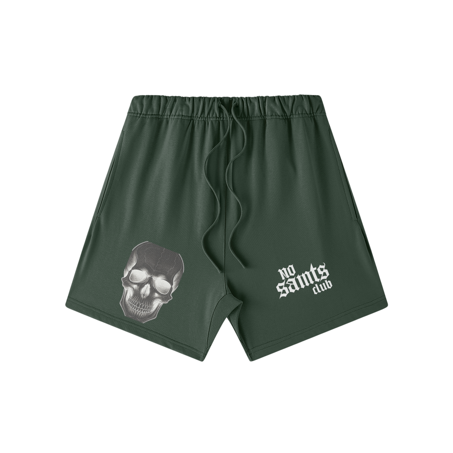No Saints Club Mesh Shorts - SINISTER PINE