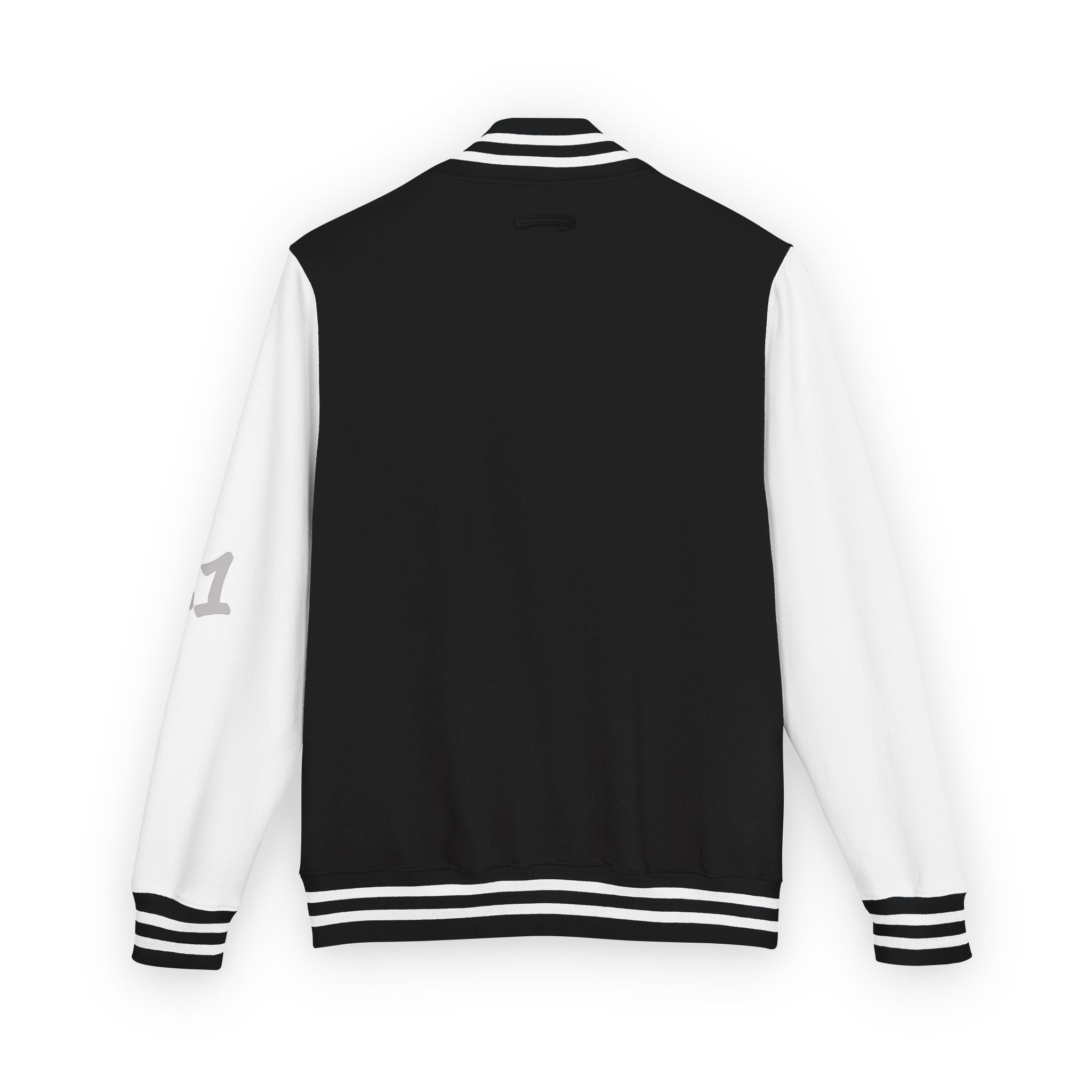 No Saints Club Noir Varsity Jacket - JET BLACK