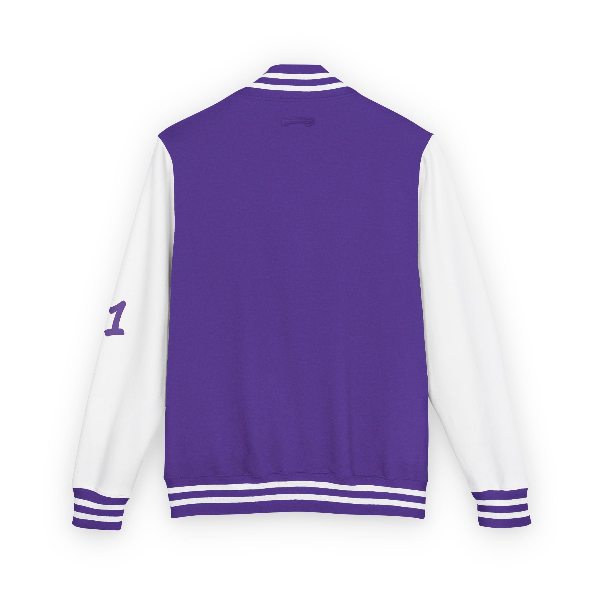 No Saints Club Phantom Varsity Jacket - PURPLE DROP
