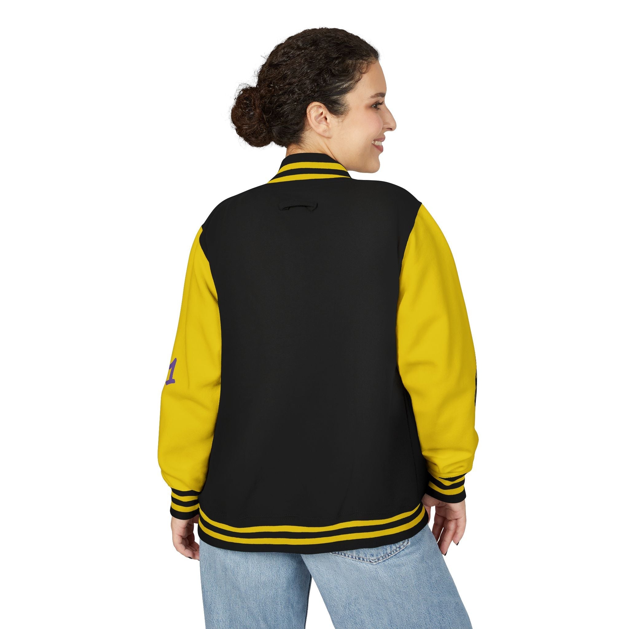 No Saints Club Rebel Varsity Jacket - SUN YELLOW