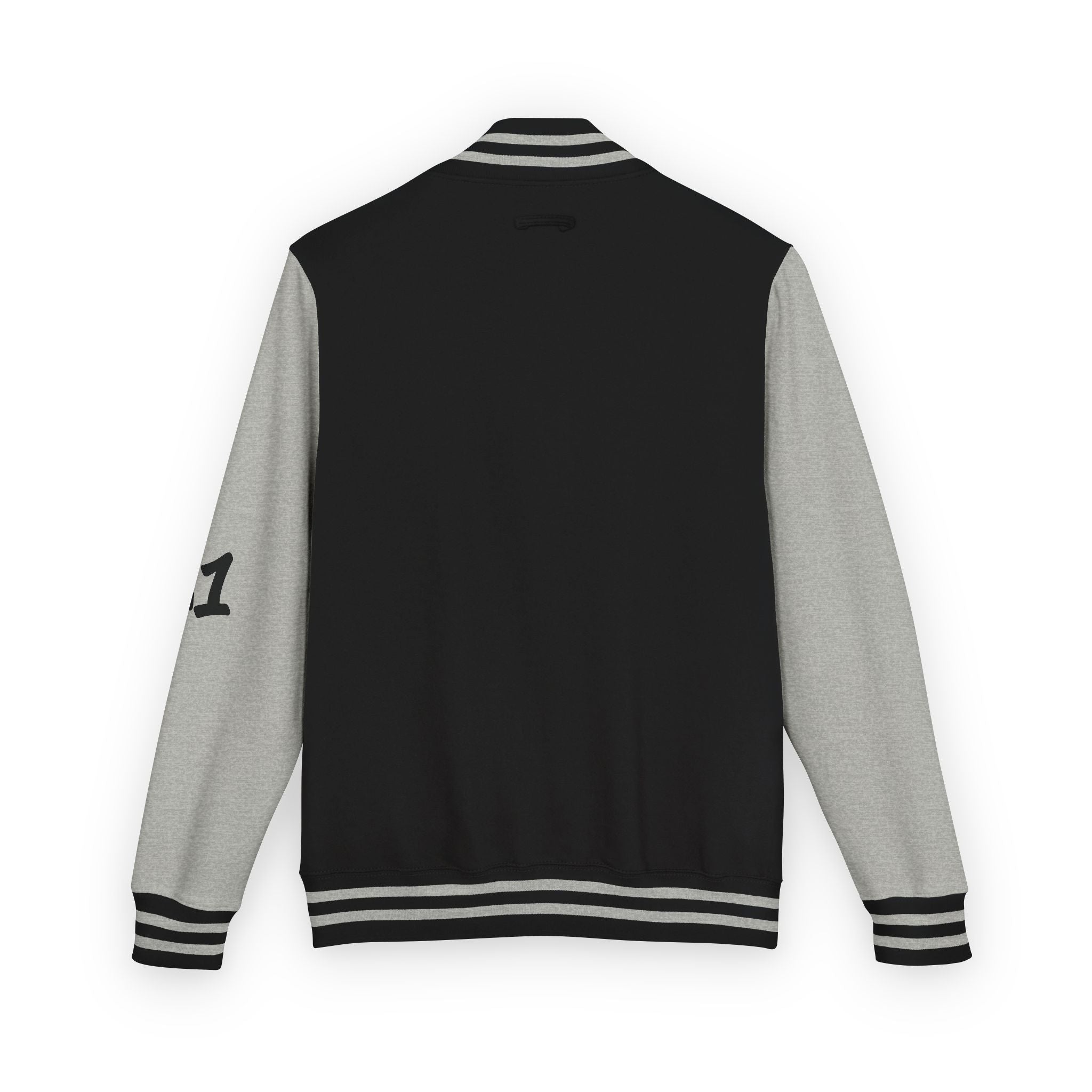 No Saints Club Shadow Varsity Jacket - MONOCHROME