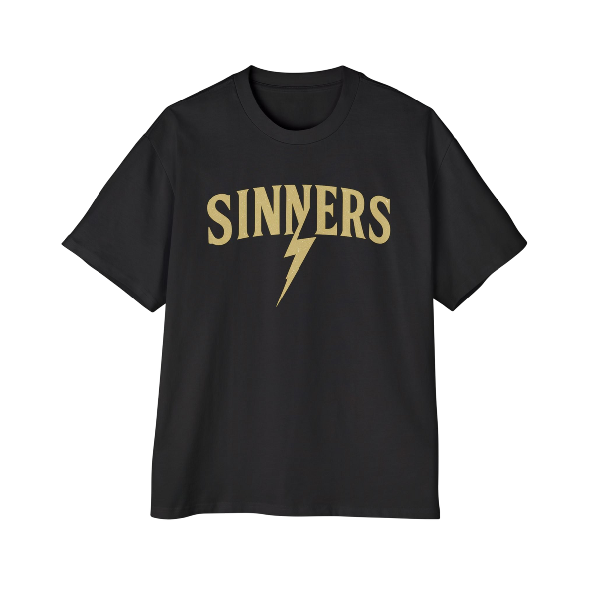 No Saints Club Sinners Black Graphic Tee