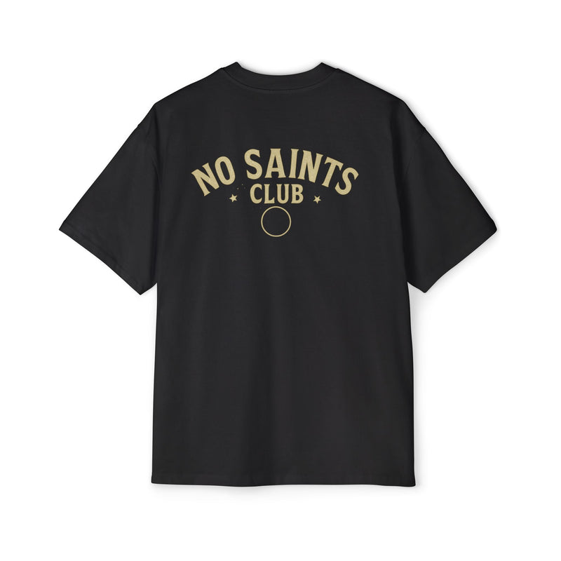 No Saints Club Sinners Black Graphic Tee