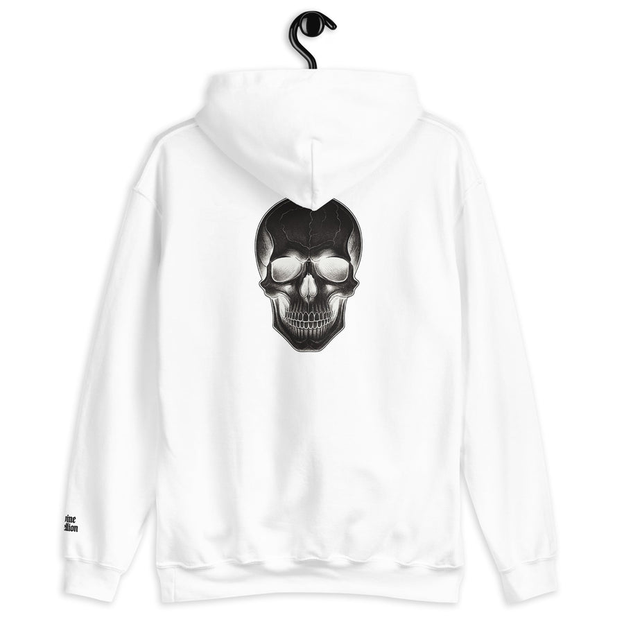 No Saints Club White | Skeleton Hoodie