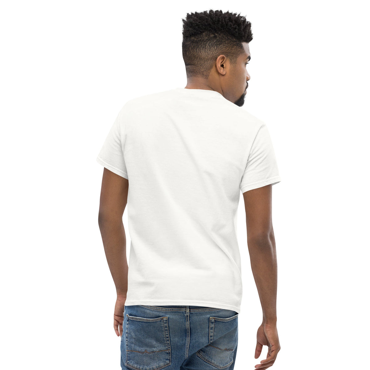 NO SAINTS Flames Graphic Tee - TURQOISE
