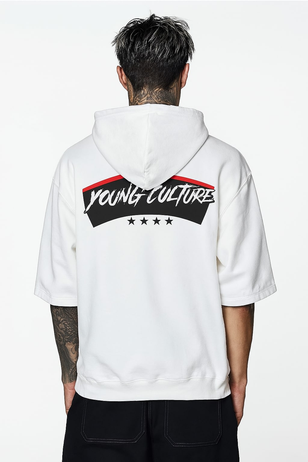 No Saints White Pullover Hoodie