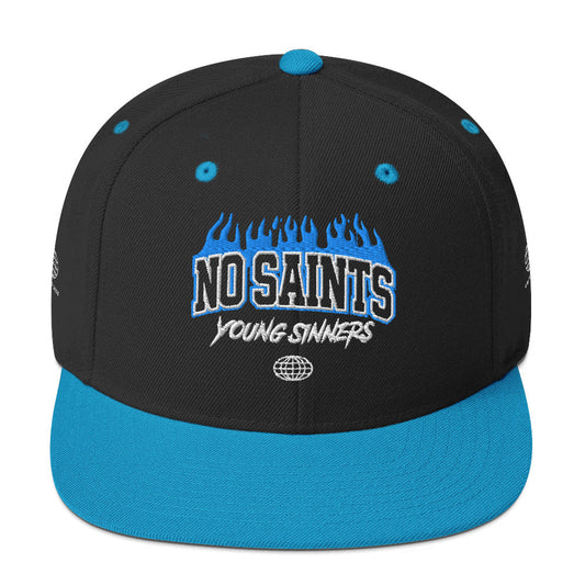 No Saints Young Sinners Snapback Hat - Black / One size