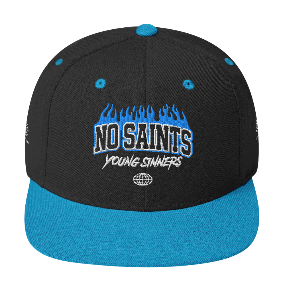 No Saints Young Sinners Snapback Hat - Black / One size