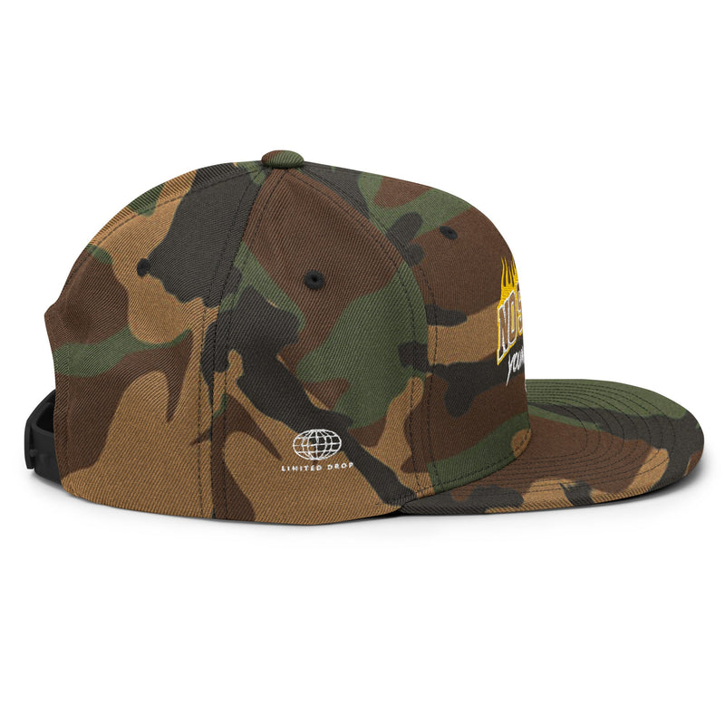 No Saints Young Sinners Camo Snapback Hat