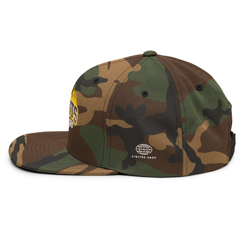 No Saints Young Sinners Camo Snapback Hat