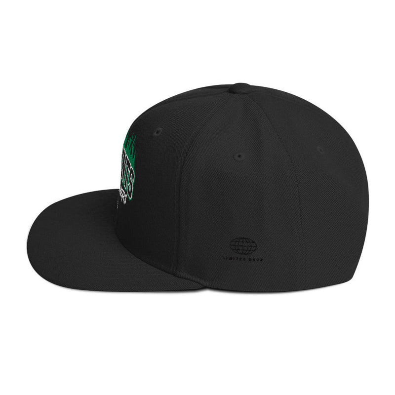 No Saints Young Sinners Green Black Snapback Hat