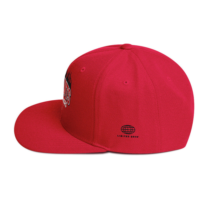 No Saints Young Sinners Red Snapback Hat