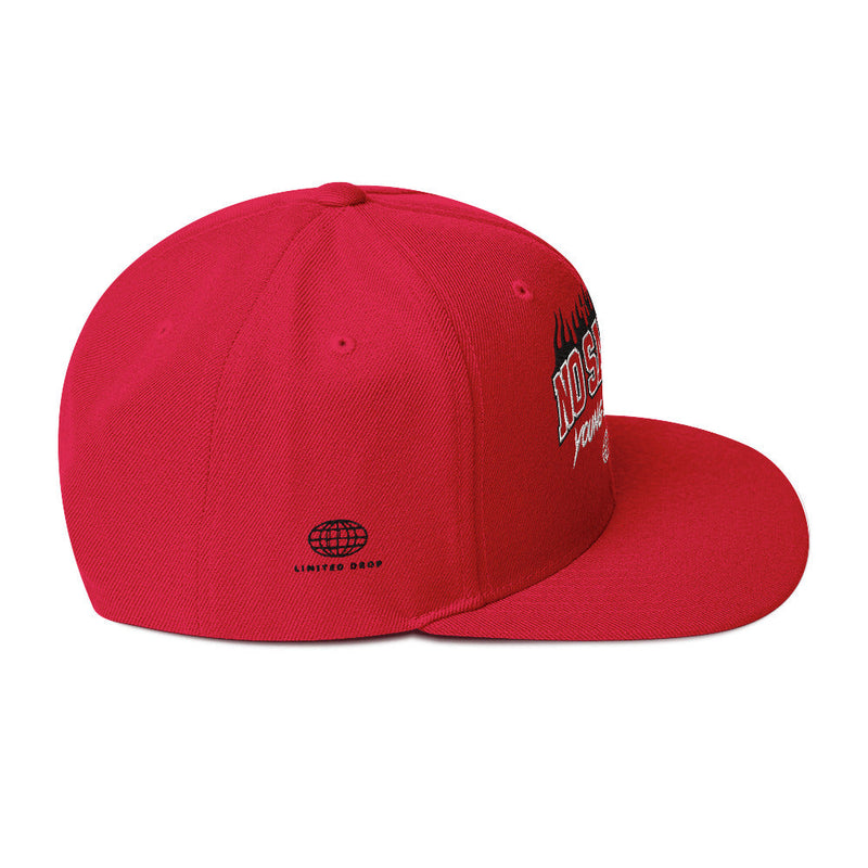 No Saints Young Sinners Red Snapback Hat