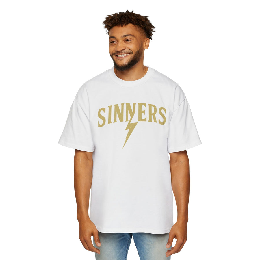 No Saints Club Sinners White Graphic Tee