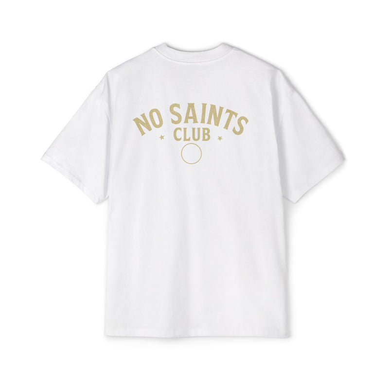 No Saints Club Sinners White Graphic Tee