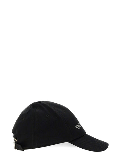 OFF-White BASEBALL HAT WITH LOGO - Black / One size – hover