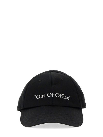 OFF-White BASEBALL HAT WITH LOGO - Black / One size