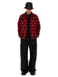 OFF-White CHECK PRINT SHIRT