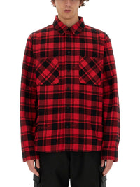 OFF-White CHECK PRINT SHIRT - Red / M