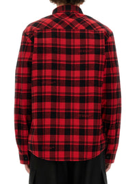OFF-White CHECK PRINT SHIRT