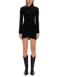 OFF-White MINI DRESS - Black / 40