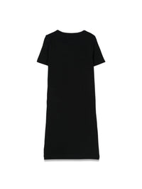 OFF-White Print plain ribbed dress