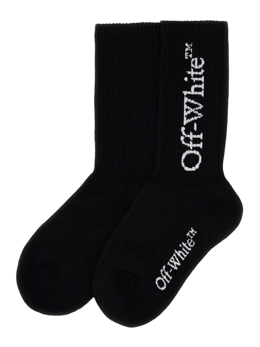 OFF-White SOCK WITH LOGO - Black / One size