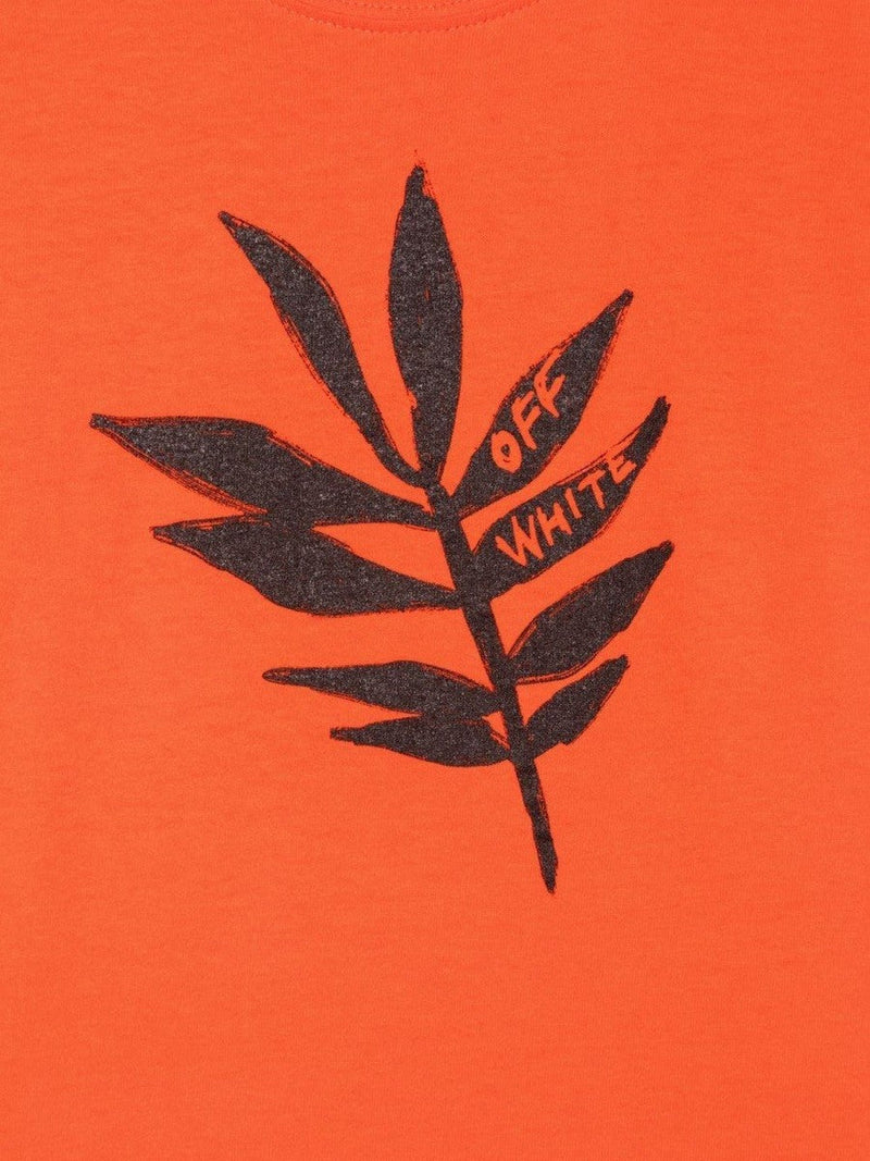 OFF-White T-SHIRT IN JERSEY DI COTONE STAMPATO