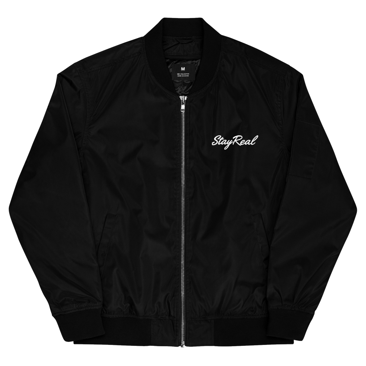 Premium recycled bomber jacket