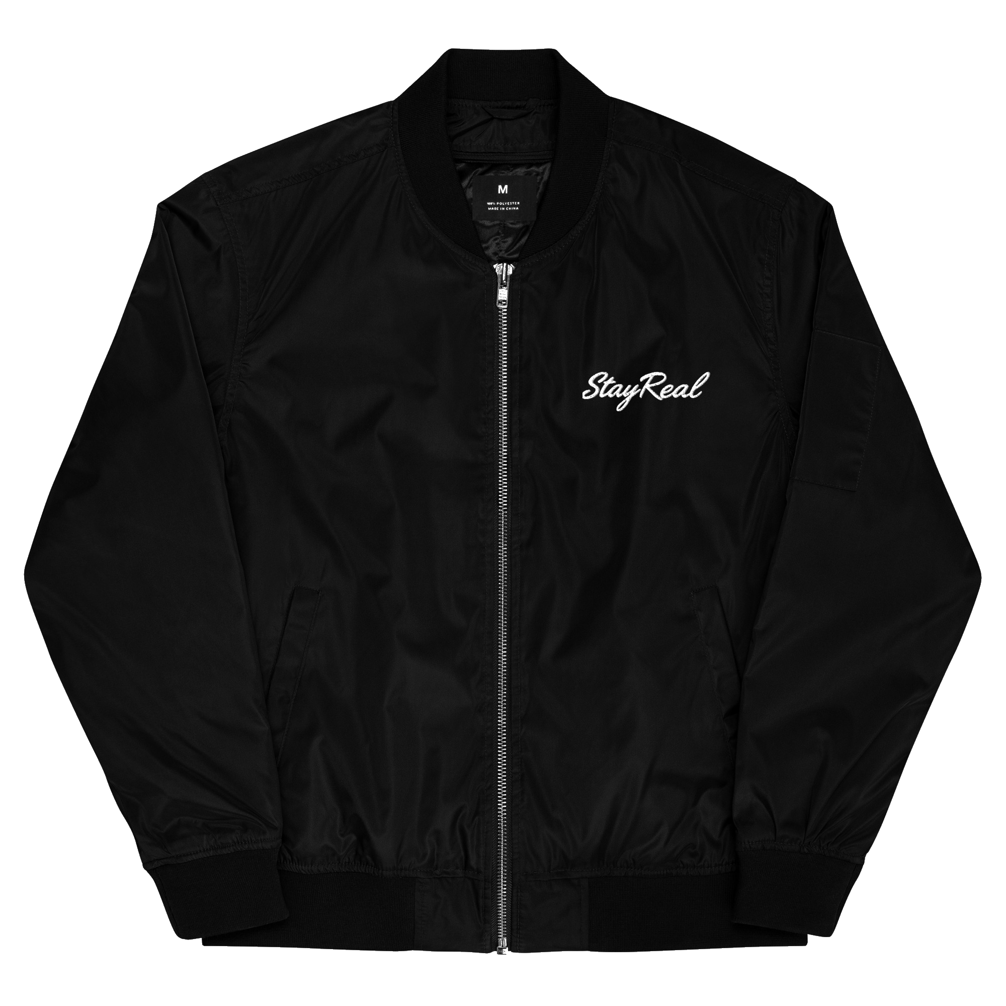 Premium recycled bomber jacket