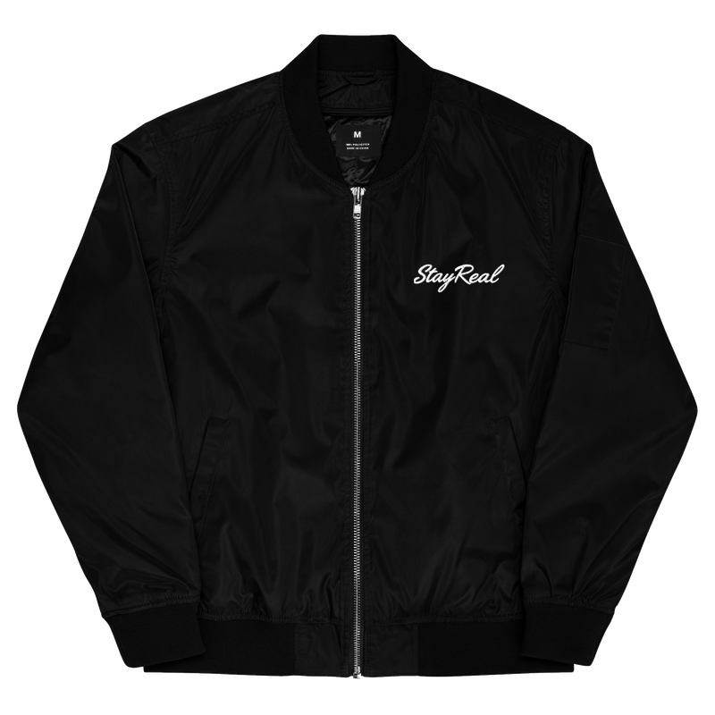 Premium recycled bomber jacket