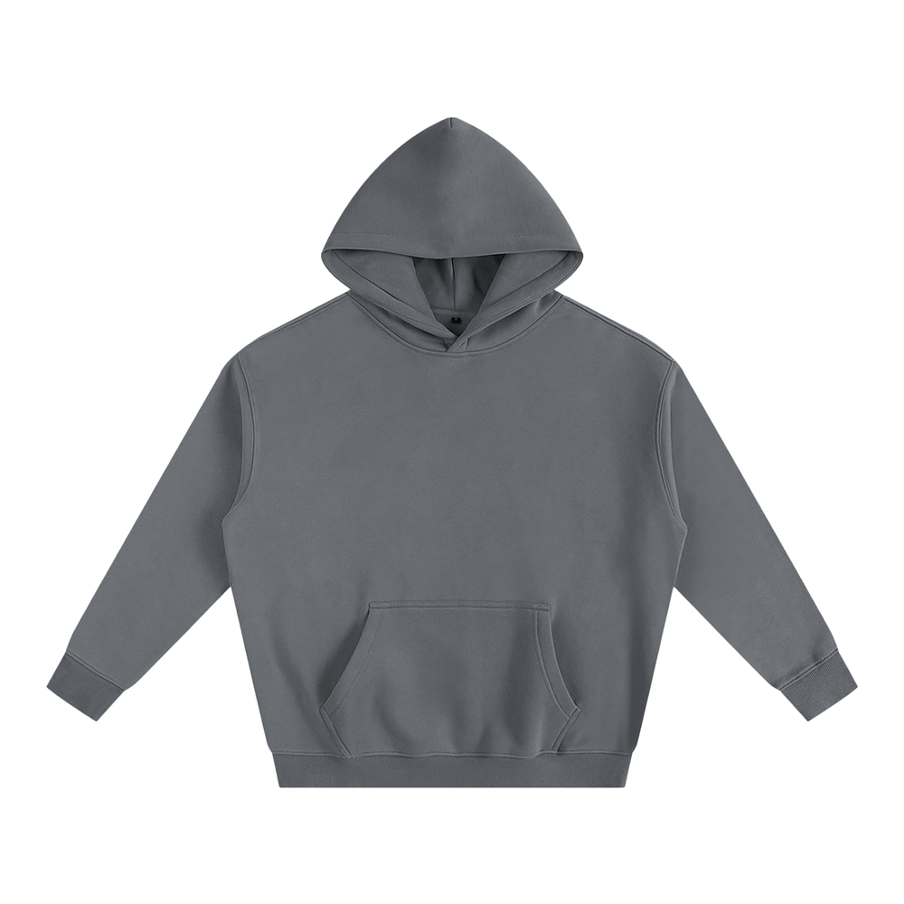 Gray Hooded Sweatshirt in Oversize Fleeced Hoodie Gray for cozy comfort and style