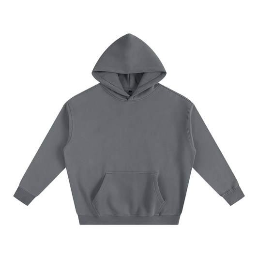 Gray Hooded Sweatshirt in Oversize Fleeced Hoodie Gray for cozy comfort and style
